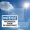 Signmission Mechanical Room No Admittance OSHA Notice Sign, Plastic, 14in W x 10in L, 2PK OS-2PACK-NS-P-1014-L-14174 - alternate 4